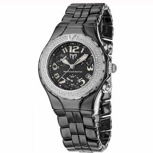 - Technomarine Black Ceramic Watch diamond bezel